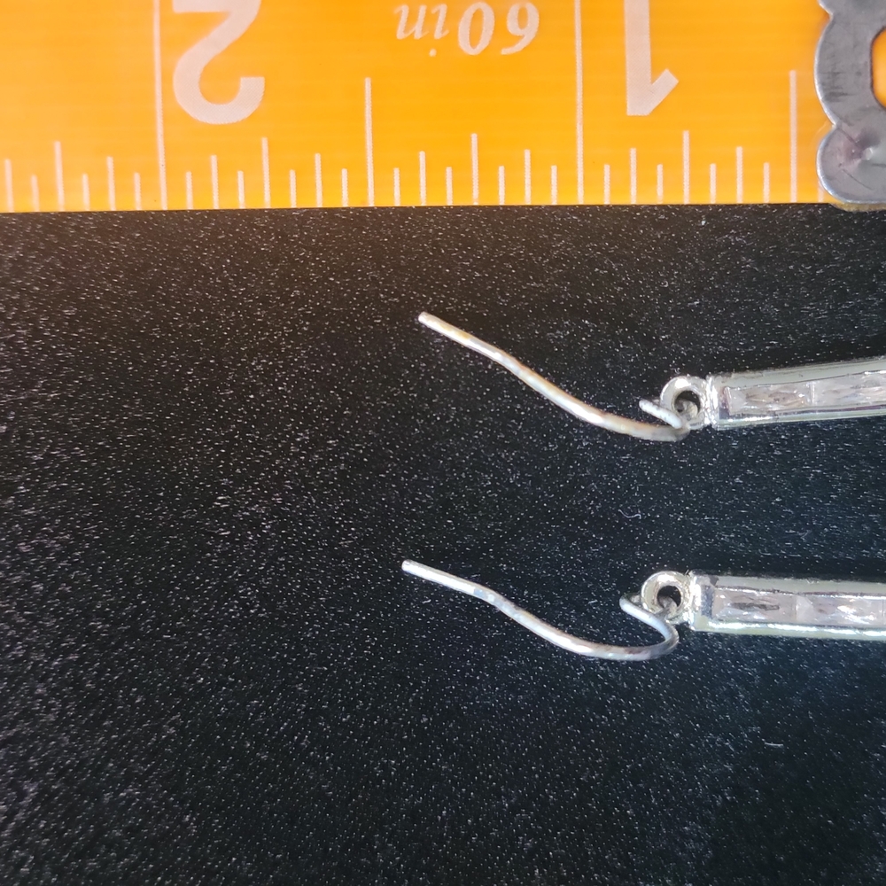 Elegant Silver Curved Earrings